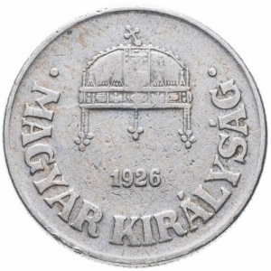 Аверс монеты Венгрия, 50 филлеров, 1926-1940