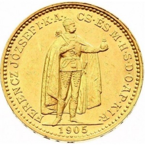 Аверс монеты Венгрия, 20 крон, 1892-1915