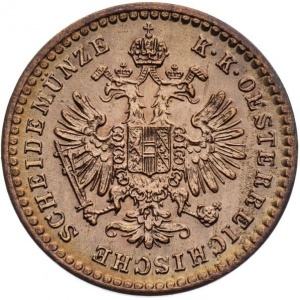 Аверс монеты Венгрия, 5/10 крейцера, 1877-1885