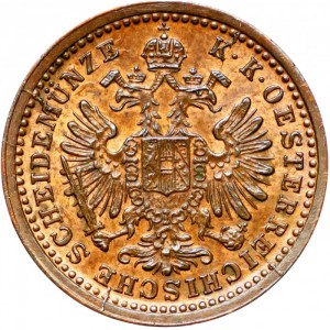 Аверс монеты Венгрия, 5/10 крейцера, 1885-1891