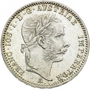 Аверс монеты Венгрия, ¼ флорина, 1866