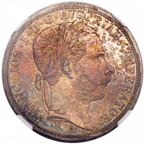 Аверс монеты Венгрия, 2 флорина, 1866