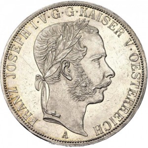 Аверс монеты Венгрия, 2 союзных талера, 1866-1867