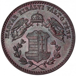 Аверс монеты Венгрия, 1 крейцер, 1868-1873
