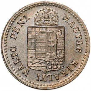 Аверс монеты Венгрия, 1 крейцер, 1878-1888