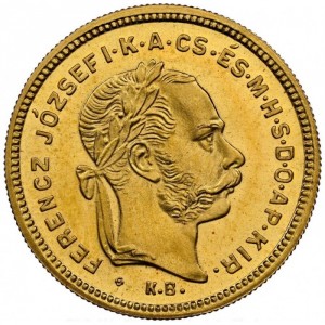 Аверс монеты Венгрия, 1 дукат, 1870-1881