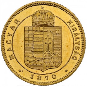 Реверс монеты Венгрия, 1 дукат, 1870-1881