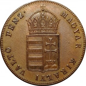 Аверс монеты Венгрия, 1 крейцер, 1848-1849