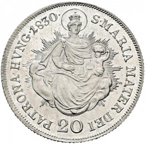 Реверс монеты Венгрия, 20 крейцеров, 1830-1835
