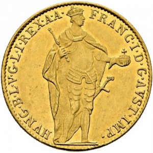 Аверс монеты Венгрия, 1 дукат, 1830-1835