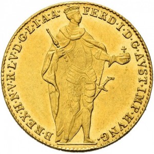 Аверс монеты Венгрия, 1 дукат, 1837-1848
