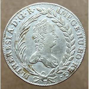 Аверс монеты Венгрия, 20 крейцеров, 1755-1765