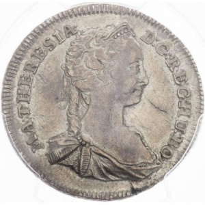 Аверс монеты Венгрия, 30 крейцеров, 1742