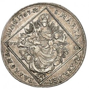 Реверс монеты Венгрия, 30 крейцеров, 1767-1772