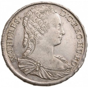 Аверс монеты Венгрия, ½ талера, 1741-1744
