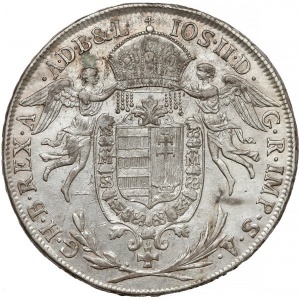 Аверс монеты Венгрия, ½ талера, 1785-1790