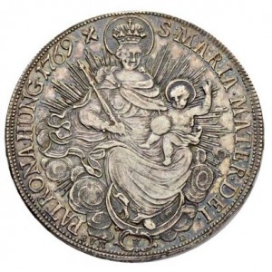 Реверс монеты Венгрия, 1 талер, 1767-1780