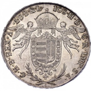Аверс монеты Венгрия, 1 талер, 1785-1789