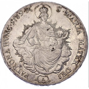 Реверс монеты Венгрия, 1 талер, 1785-1789