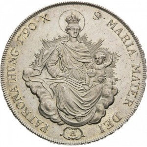 Реверс монеты Венгрия, 1 талер, 1790-1791