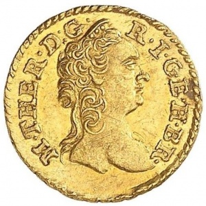 Аверс монеты Венгрия, ¼ дуката, 1752-1755