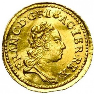 Аверс монеты Венгрия, ¼ дуката, 1764-1765