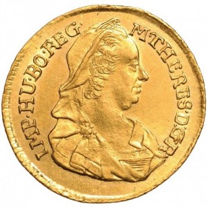 Аверс монеты Венгрия, 1 дукат, 1766-1780