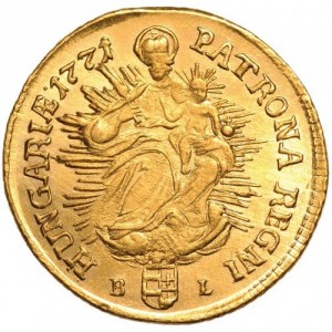 Реверс монеты Венгрия, 1 дукат, 1766-1780