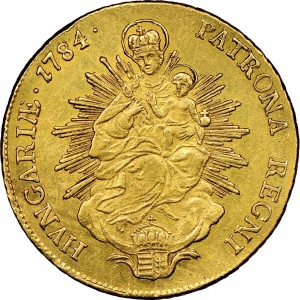 Реверс монеты Венгрия, 2 дуката, 1781-1787