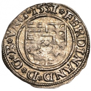 Аверс монеты Венгрия, 1 денар, 1527-1552