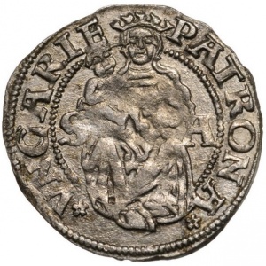 Реверс монеты Венгрия, 1 денар, 1527-1552