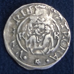 Реверс монеты Венгрия, 1 денар, 1559-1565