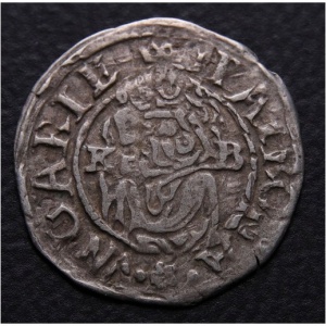 Реверс монеты Венгрия, 1 денар, 1577-1580