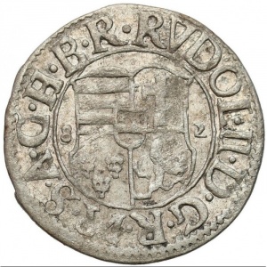 Аверс монеты Венгрия, 1 денар, 1582