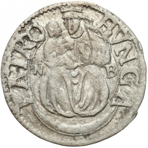 Реверс монеты Венгрия, 1 денар, 1582