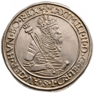 Аверс монеты Венгрия, 1 талер, 1573-1578