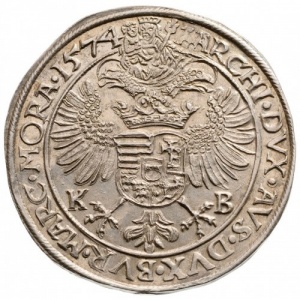 Реверс монеты Венгрия, 1 талер, 1573-1578