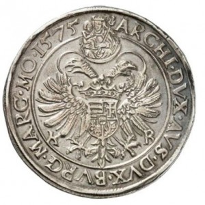 Реверс монеты Венгрия, 1 талер, 1575