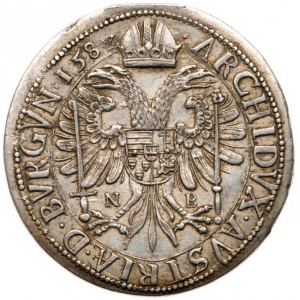Реверс монеты Венгрия, 1 талер, 1582-1585