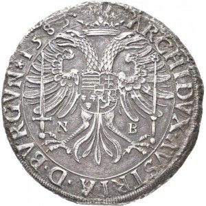 Реверс монеты Венгрия, 1 талер, 1582-1584
