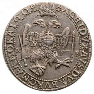 Реверс монеты Венгрия, 1 талер, 1603-1608
