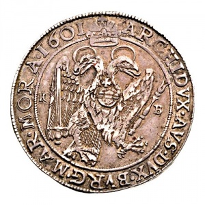 Реверс монеты Венгрия, 2 талера, 1601-1604