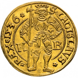 Реверс монеты Венгрия, 1 дукат, 1527-1564