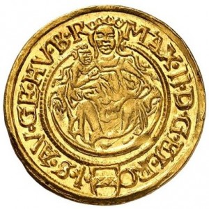 Аверс монеты Венгрия, 1 дукат, 1565-1579