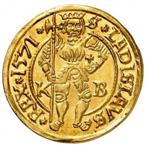 Реверс монеты Венгрия, 1 дукат, 1565-1579