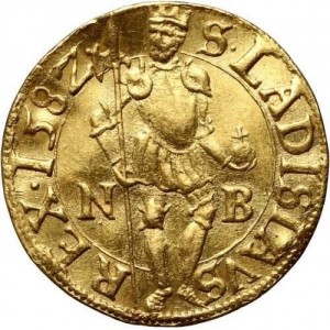 Реверс монеты Венгрия, 1 дукат, 1581-1584