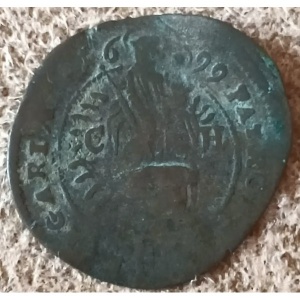 Реверс монеты Венгрия, 1 крейцер, 1695-1700