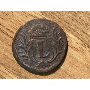 Реверс монеты Венгрия, 1 полтура, 1695-1703