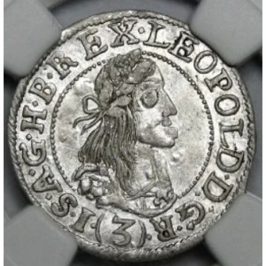 Аверс монеты Венгрия, 3 крейцера, 1661-1696
