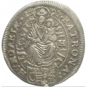 Реверс монеты Венгрия, 3 крейцера, 1675-1699